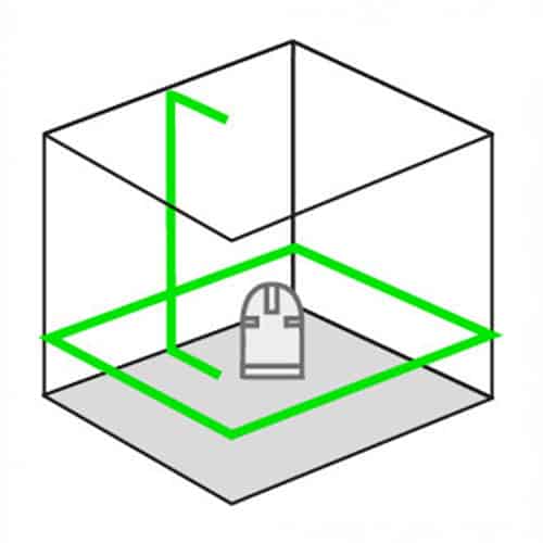 Cube 360° Lijnlaser SET laser pictogram