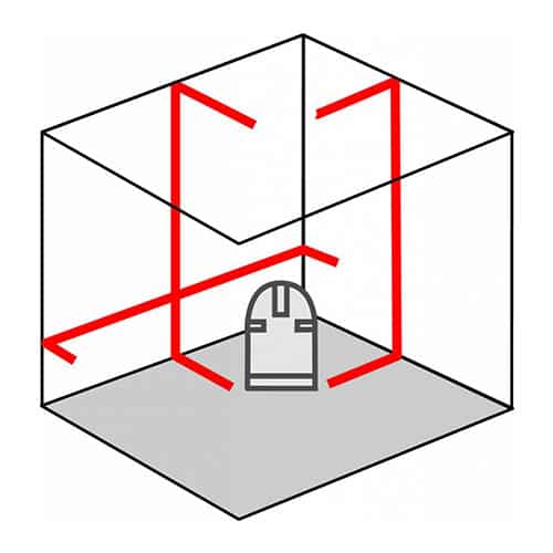 Cube 3D Lijnlaser SET laser tekening
