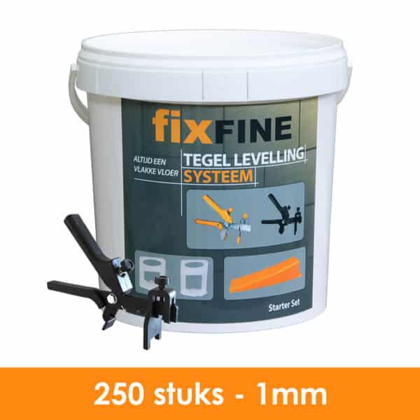 1mm - Tegel Levelling Starter Set - 250 stuks1mm - Tegel Levelling Starter Set - 250 stuks